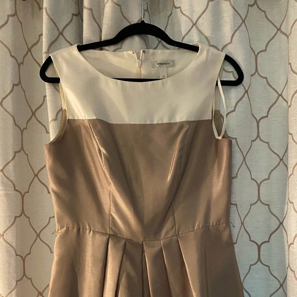 Dress barn color block dress